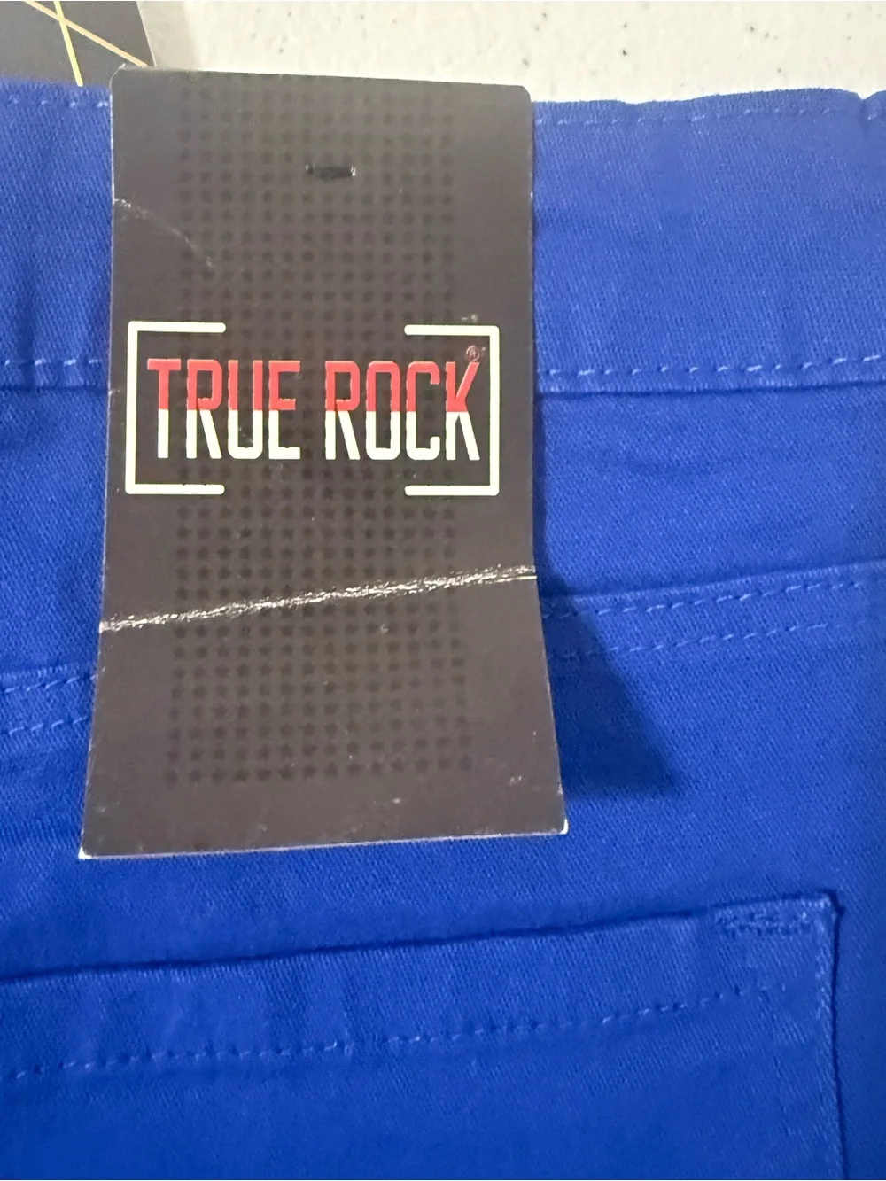 True Rock Men’s Royal Blue Cargo Shorts NWT Casual Cotton Blend